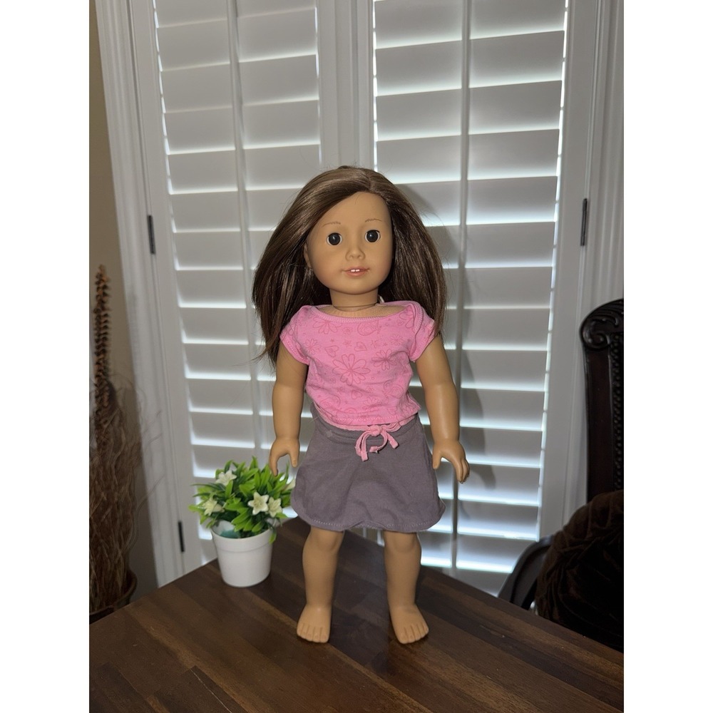 American Girl JLY Truly Me Doll #59 Brown Hair & Eyes Light Skin 18"